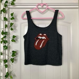 AMERICAN EAGLE | THE ROLLING STONES CROP TANK
